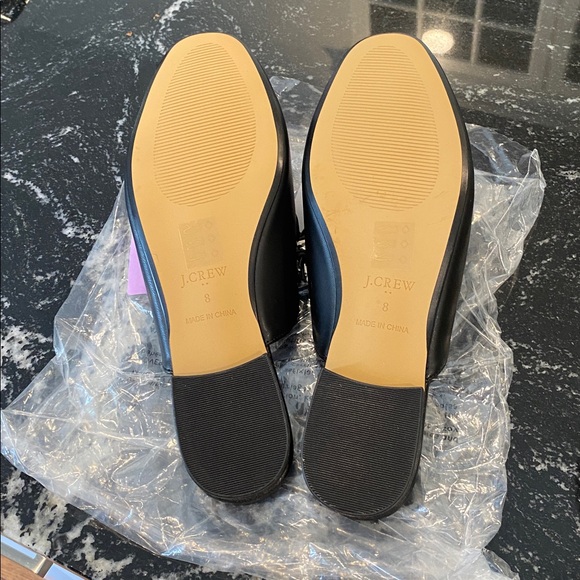 J. Crew Black Mule Loafers Size 8 NWT - Picture 11 of 12